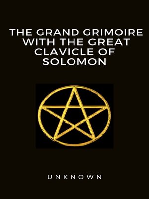 cover image of The Grand Grimoire with the Great Clavicle of Solomon